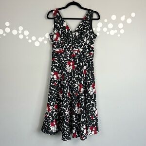 Jousse Paris Floral Fit & Flare Dress Size 38